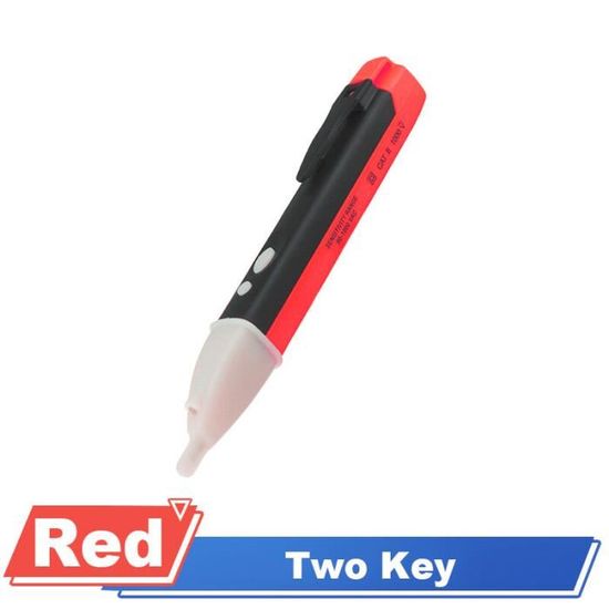 Testeur De Tension Sans Contact - Détecteur AC 90-1000V Avec LED | Stylo Détecteur De Courant