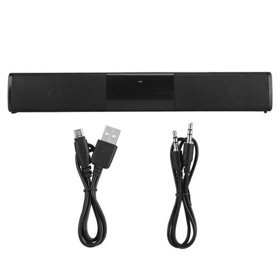 Barre De Son Compacte 120W 2.1 - Son Surround & Dialogues Clairs, Bluetooth 5.3, HDMI ARC, Idéale TV/PC 22-43 Pouces