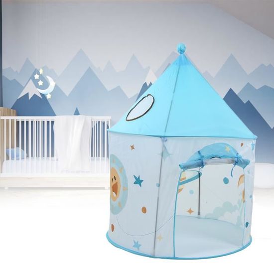 besrey Tente de jeu d'intérieur 2 en 1 avec tapis et lumières, Tente de jeu princesse pour l'intérieur, Maison de jeu, Décoration de chambre d'enfant (Gris