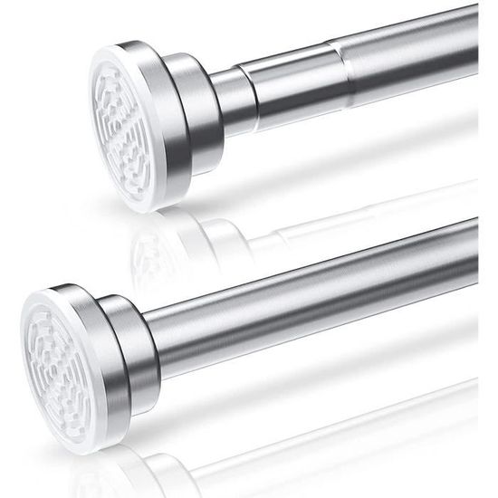 1 Tringle à Rideau Télescopique Sans Perçage Pour Salle De Bain