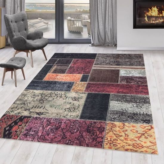 Tapis Kilim 120x170 Cm Jadorel – Tissé Main En Coton, Motif Ethnique Beige/marron, AZO Free, Pour Salon, Chambre