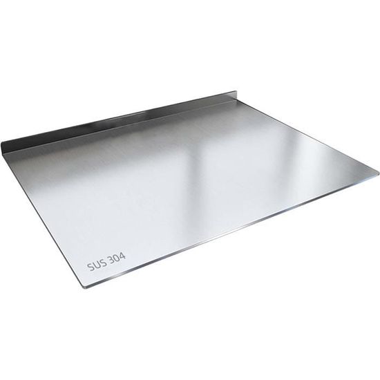 Planche à découper chic en acier inoxydable facile à nettoyer pour les