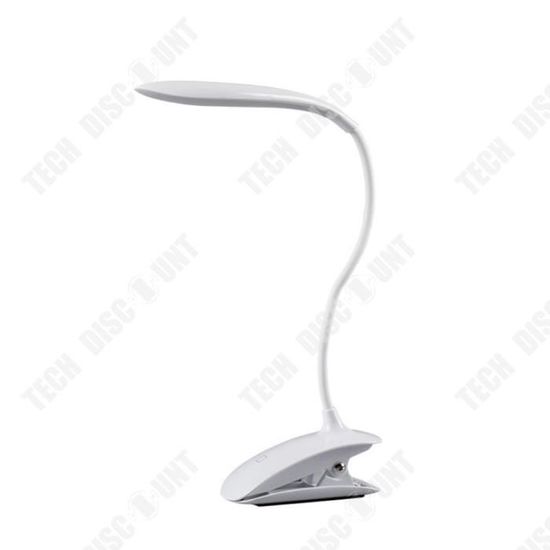Lampe LED à Clipser, Lampes de Pupitre Lampes de Bureau USB Rechargeables  avec Cou Réglable : : Luminaires et Éclairage
