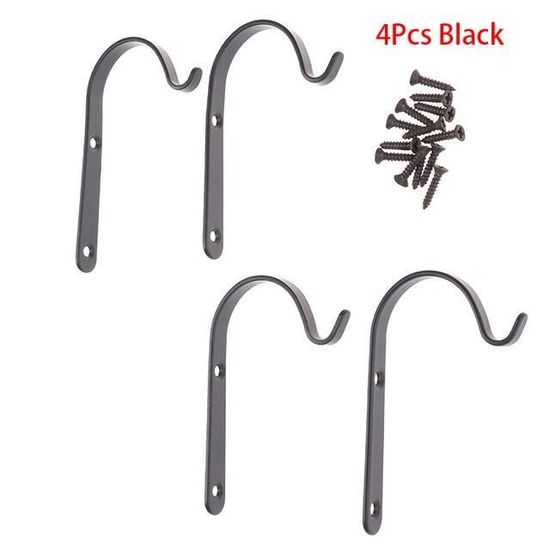 Supports De Suspension Métal – Lot De 2 Pour Paniers, Lanternes, Pots De Fleurs | Déco Intérieur/extérieur Rétro