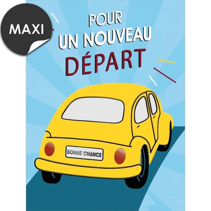 Carte Départ Pour Un Nouveau Départ Draeger Paris Cdiscount