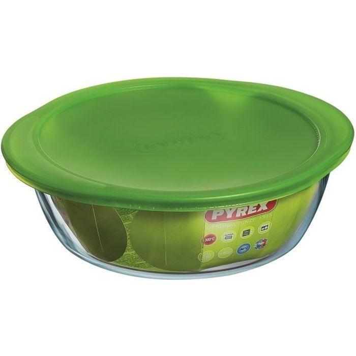 PYREX Plat à four + couvercle Cook and Store Basic 15 cm transparent