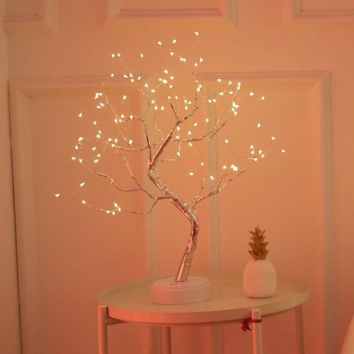 Guirlande lumineuse LED en fil de cuivre pour Table arbre