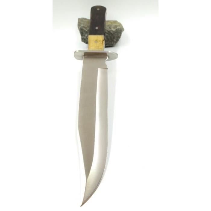 Couteau Manche en bois de loup deux tons avec Etui nylon CN211145071 Machette / hache / couteau multifonction / Cuisine