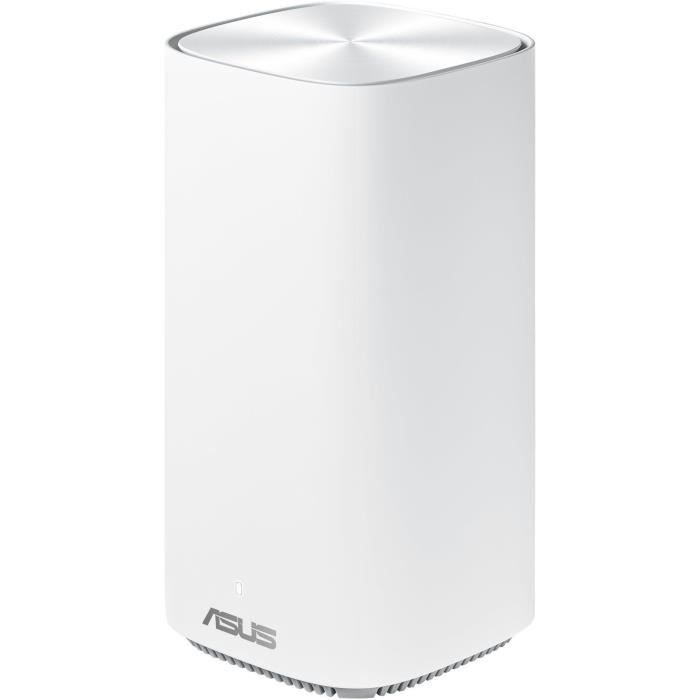 Routeur sans fil - ASUS - ZenWiFi Système Wi-Fi CD6 - 1 Hub Blanc, multi-room, mesh, AC1500 Mbps, Double bande avec application Asus