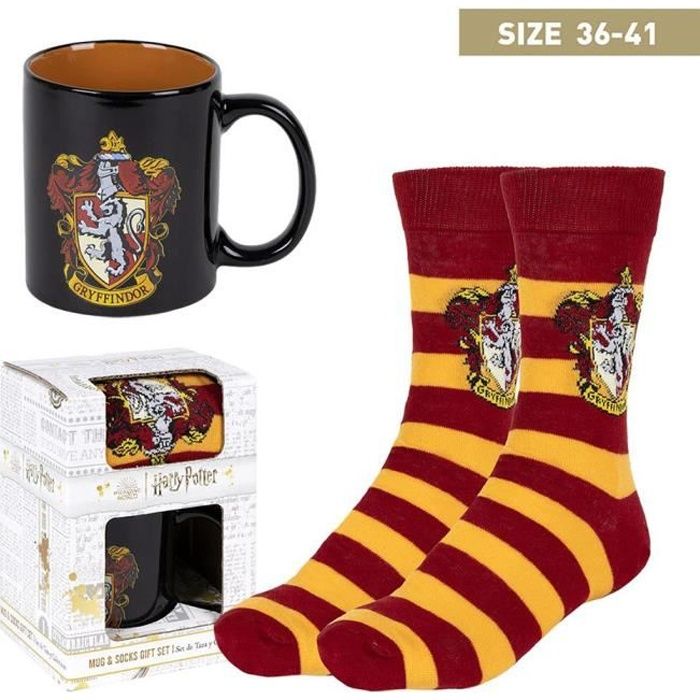 Set Cadeau HARRY POTTER Mug et Chausettes Gryffondor