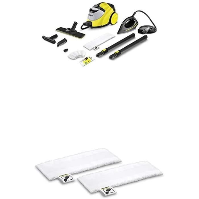 NETTOYEUR VAPEUR Kärcher 1.512-536.0 Nettoyeur vapeur SC 5 EasyFix avec Fer à repasser + Serpillières microfib150