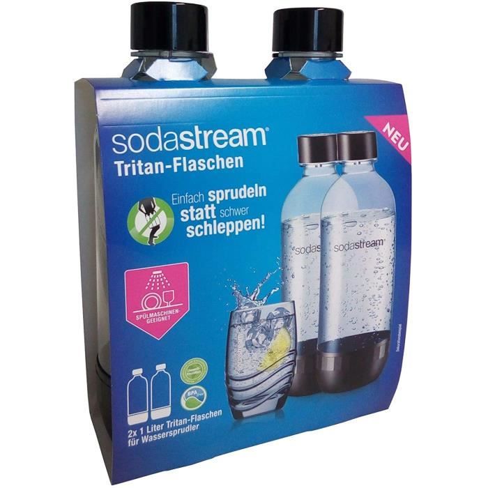 SODA Sodastream 2 BOUTEILLES 1L CLASSIQUE LAVE VAISSELLE, Plastique, Transparent63