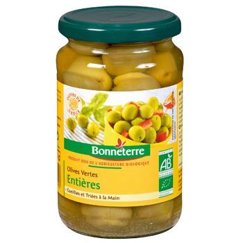 Bonneterre Olives vertes entieres 200g