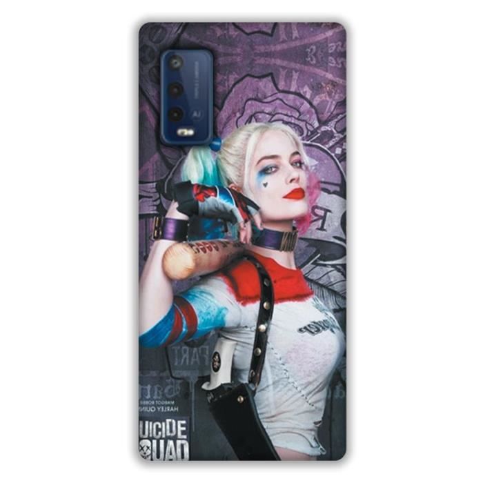 Coque Pour Wiko Power U10 / U20 Harley Quinn Batte taille unique