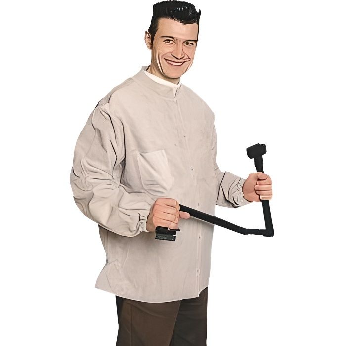 Veste de travail cuir soudeur résistante à la c…