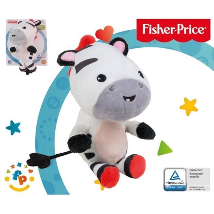 Fisher-Price - Peluche Doudou Zèbre