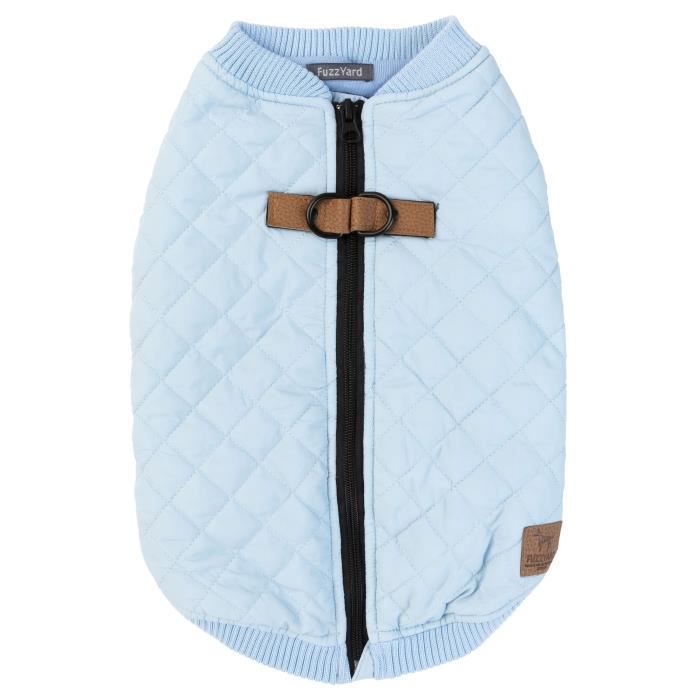 FUZZYARD Blouson Harnais MacGyver - 26-29 cm - Bleu clair - Pour chien