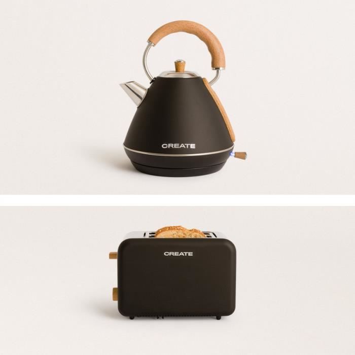 PACK - Grille-pain TOAST RETRO + Bouilloire RETRO -