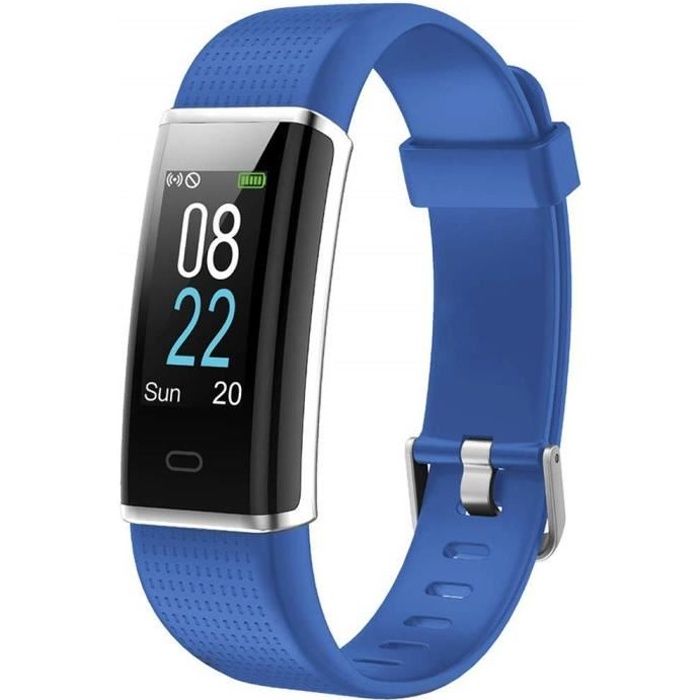 Marqueune Montre Connectée Homme Femme Enfant Smart Watch Smartwatch Sport Running pour iPhone Huawei Samsung Xiaomi Sony Bleu clair