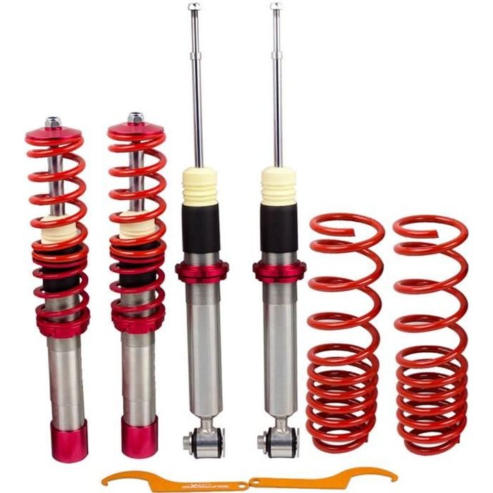 Kit d'Amortissesur Réglable Combinés Filetés Suspensions pour BMW 5 /5 Touring E39 525d 530d 520i 530i 520d
