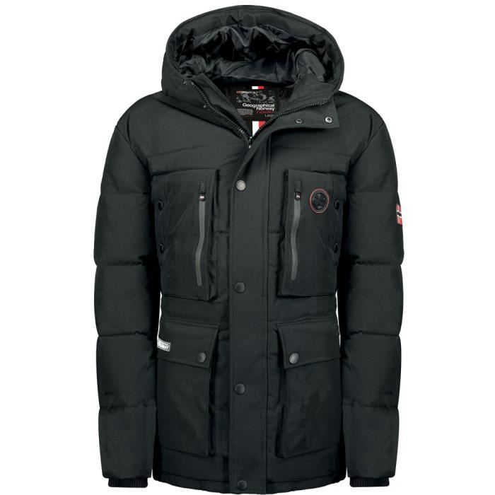 Parka noire garçon Geographical Norwat Albert