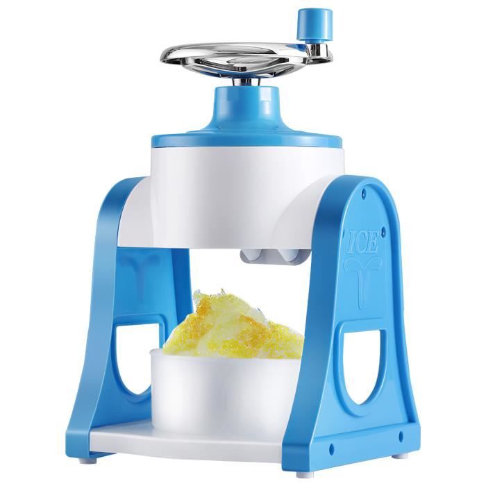 SEAU A GLACONS -Machine à glace pilée à la main, bleu