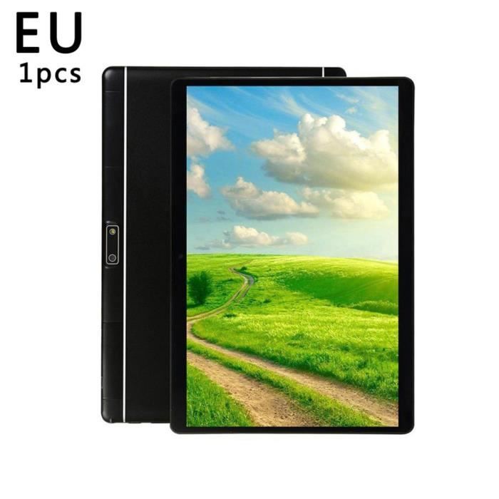 Tablette PC professionnelle 10 pouces 1 Go de RAM 16 Go de ROM pour Android 8.0 WiFi, noir