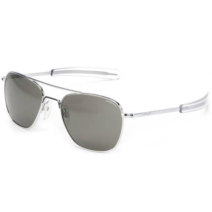 Accessoires Homme Casual Randolph Aviator 58 Mm Polarized - Glass Gray Ar - Argent