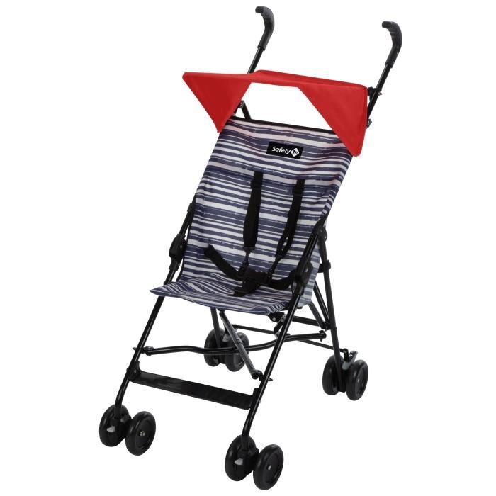 SAFETY FIRST Poussette Canne Fixe Peps + Canopy Blue Lines