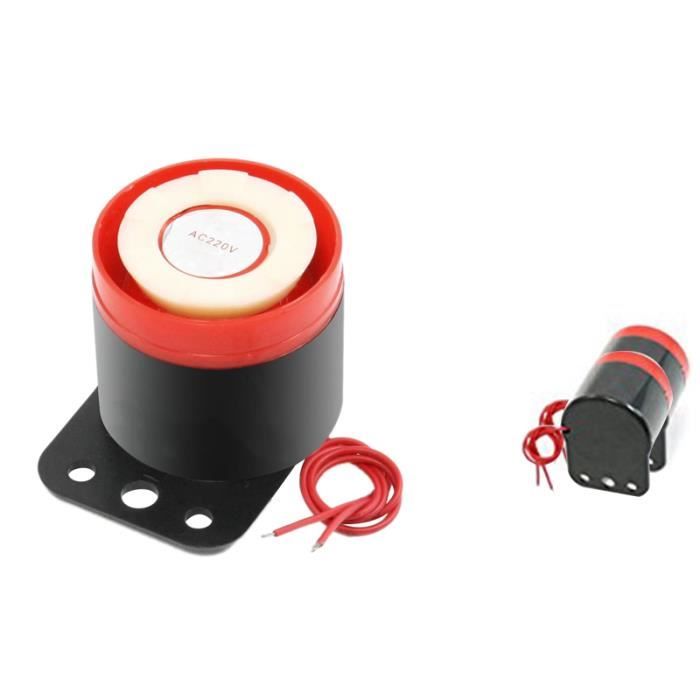 BJ - 1 90dB 220VAC Sirene electronique d'alarme sonore et Vibreur et Sonore