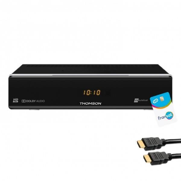 Pack récepteur Thomson THS805 HD + Carte Fransat + Câble HDMi 2M