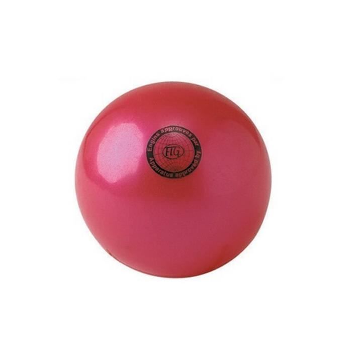 Balle gymnastique 160 mm en PVC, couleur rouge