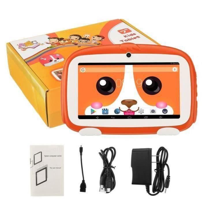 TL24740-TEMPSA 7 pouces Tablet PC Enfants Tablette écran HD 1.5GHz + 8G Wifi Jouets éducatifs PC de Comprimé d'enfants Orange