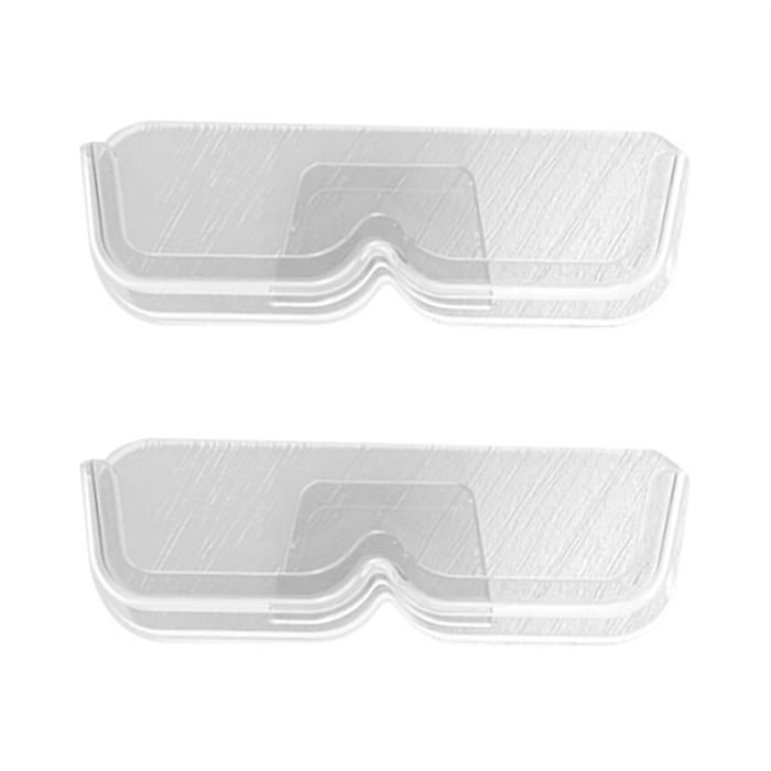 Support Mural Pour Lunettes - 4 Pièces Transparentes - Range Lunettes Mural Sans Perçage - Idéal Salon, Chambre, Entrée