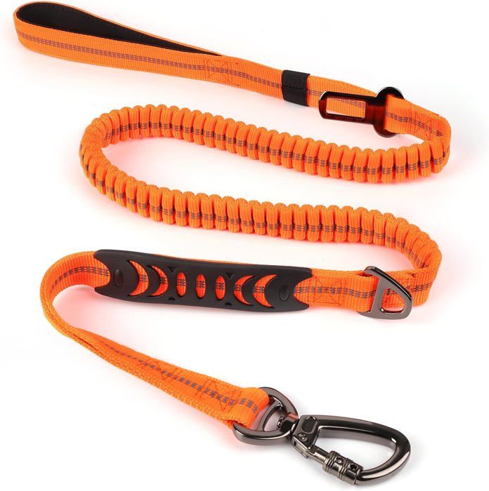 Meilleurs prix pour Laisse pour Chien Bungee avec poigne rembourre DouceLaisses pour Chien rglable avec Boucle de Ceintu Animalerie < Chien < Collier