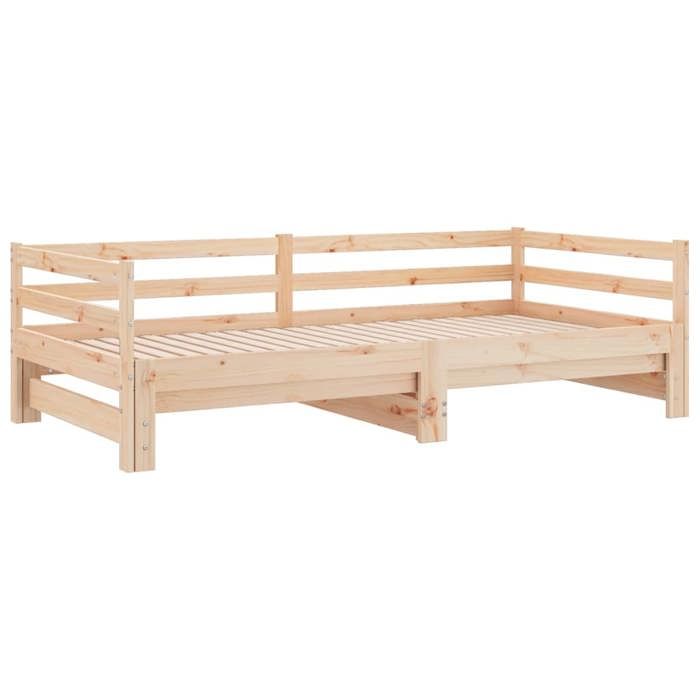 Remise2 Places Lit coulissant sans matelas 80 x 200 cm JILIMAISON2025 70893249