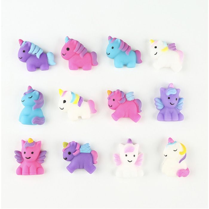 HOVIBU 50 Pièces Kawaii Mochi Squishy - Mini Animaux Anti-Stress Mignons, Squeeze Toys Souples Pour Enfants Et Adultes