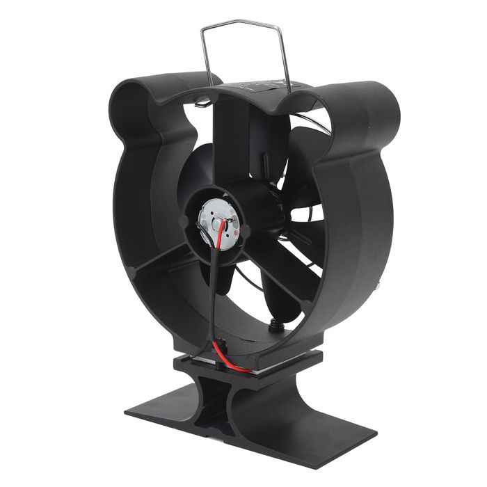 Ventilateur de poêle - SURENHAP - 6 pales - Économie dénergie - Circulation de lair chaud - Compact - Surenhap