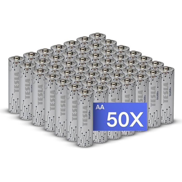 Piles AA alcalines, Perfomant, Lot de 42, 1.5Volt LR6, [Version Upgrade] Piles Jetables pour Jouet, Réveil, Télécommande Portable et d'autres Dispositifs Quotidiens