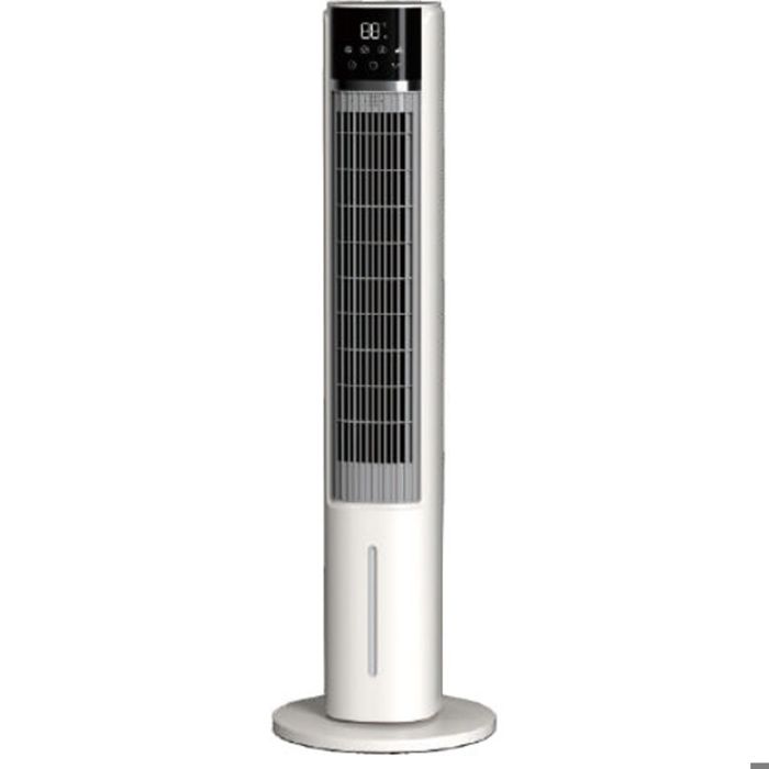 Ventilateur Climatiseur silencieux Vitesse 6.4 m/s - Oscillant à 70° 4 Vitesses 3 Modes de VentTélécommande Minuterie 12h - Gearelec