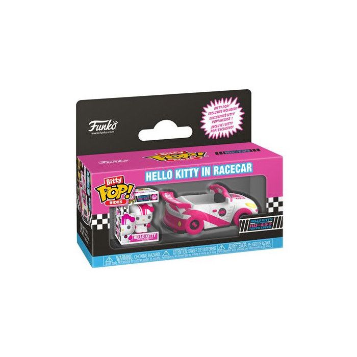 Figurine Funko Bitty Pop Rides Sanrio Hello Kitty in Racecar