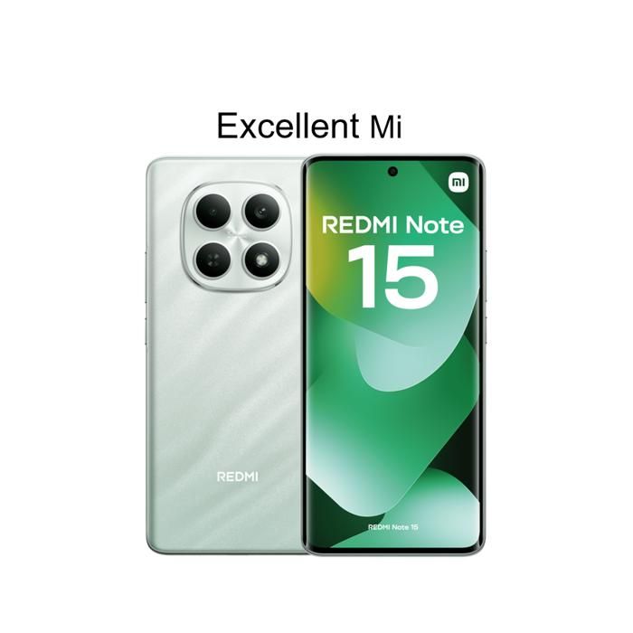 REDMI Note 15 4G Smartphone de 8G RAM ROM Vendu par Excellent Mi EU Version Chargeur non inclus - vue 5