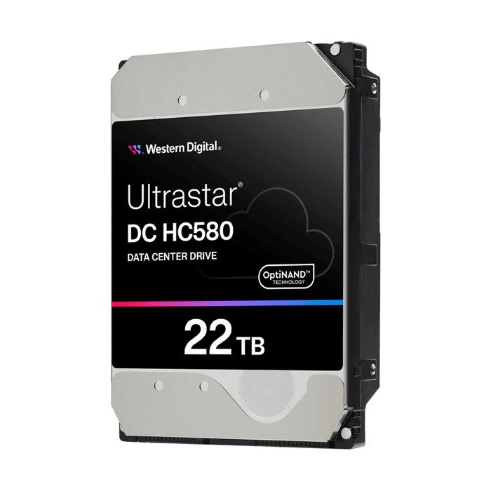 Disque dur - WESTERN DIGITAL - Ultrastar DC HC580 - 22 To - 7200 tr/min - 512 Mo cache