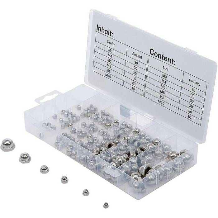 Assortiment de Rivets Pop 150 pcs - Acier, D.3.2 à 4.8 mm - Fixation ...