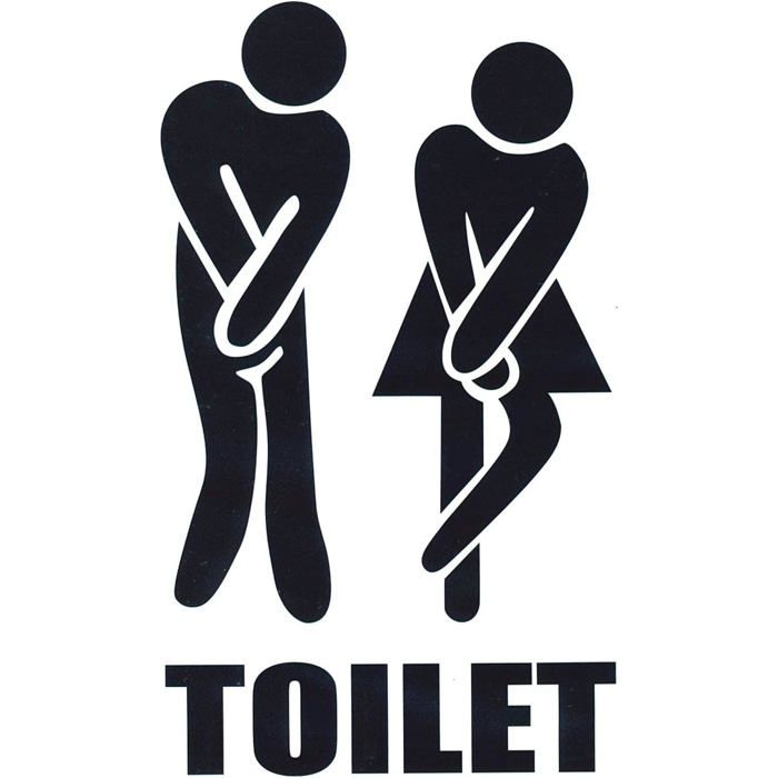 Wc Sliding Sticker Sticker WC drôle HD – Vinyle non vulgaire, personnalisable sur cuvette ...