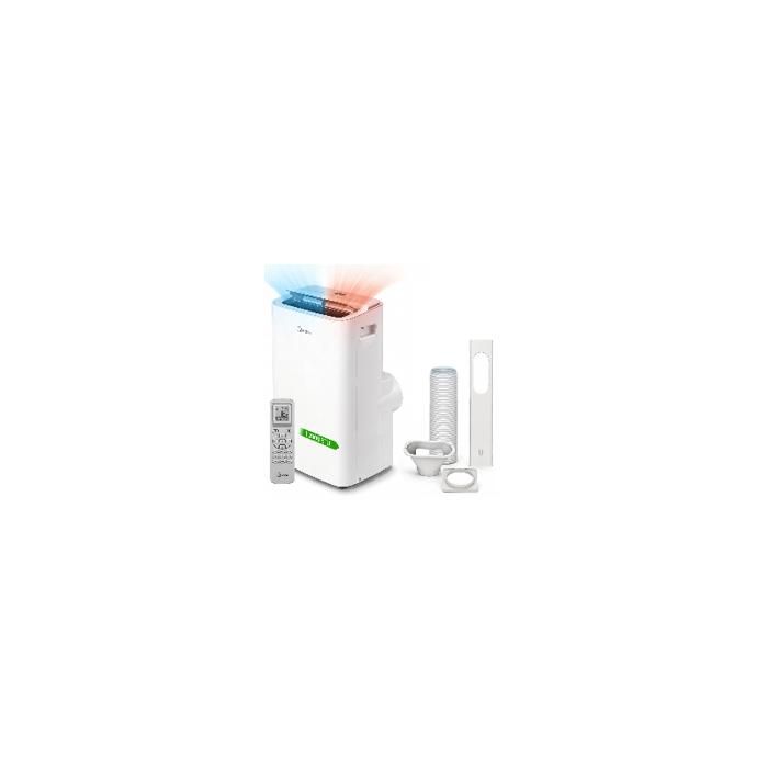 Midea - Climatiseur Portable Réversible 12 000 Btu - Chauffage & Climatisation