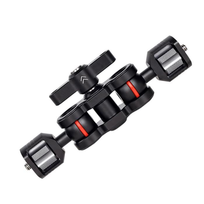 ULANZI Pince Support Caméra R105 Avec Bras Magique - 360°, 3 Mâchoires En Y, Filetage 1/4" - Pour GoPro, Appareils Photo, Lampes