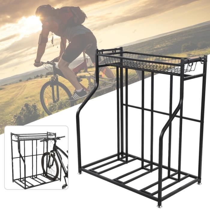Support à vélos Râtelier Vélo au Sol en pour 1 Vélos, Rangement de Support  Bicyclette de Jardin ou Garage réglable Noir - Cdiscount Sport