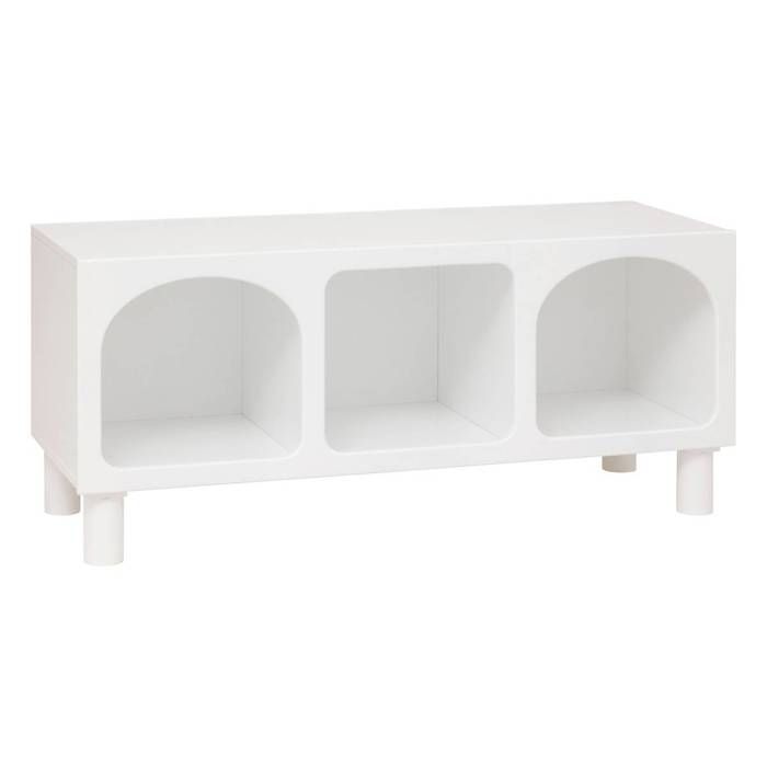 Etagère 3 compartiments Tara blanc 90x40x32cm Etagère 3 compartiments Tara blanc 90x40x32cm