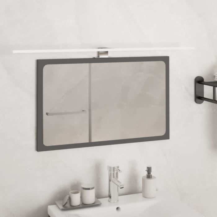 Lot De 4 Appliques Murales LED 80cm 24W Blanc Froid 6500K IP65 - Éclairage Extérieur/Intérieur Moderne - Pour Mur, Porche, Jardin - 14
